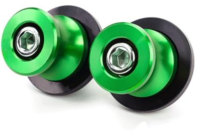 Nottolini Moto 8mm Per KAWASAKI Z900 Z650 Z400 Z800 Z1000 ZX4RR Per Ninja 500 SE Perni Di Fissaggio Per Forcellone Moto Bobbins Viti Cavalletto Posteriore(Verde)