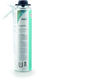 OASE 70972 FoamFix, schwarz - Montageschaum , PU-Schaum-Kartusche, füllt Hohlräume in Teichen, hohe UV-Beständigkeit