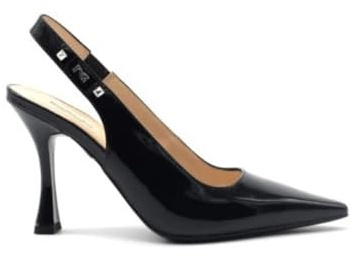 Nero Giardini E409370DE kvinnors lackpumps, Svart, 40 EU