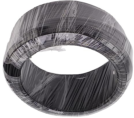 Miokycl Bonsai-Draht, Aluminiumdraht, Trainingsdraht, 500 g, schwarz, für Garten, Gartenbau (1,0 mm)