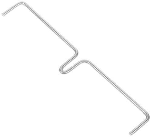 Healeved Replacement Popcorn Machine Stirring Rod, Silver Iron Mixing Stick for Commercial Popcorn Machines, Precise Mixing and Improved Production Efficiency Accessory