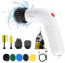 Elektrische Reinigungsbürste, Spin Scrubber für Bad, Elektrische Bürste mit 8 Bürstenkopfe, Handheld Cleaning Brush with 2 Modi für Küche, Fliesenboden, Glas und Reifen