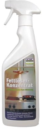 VIOKS Fettlöser Küche 500 ml Ersatz für Collo Bosch 00962671 Backofenreiniger Extra Stark - Küchenreiniger Fettlöser Konzentrat gegen Hartnäckige Flecken - Entfetter Spray für Geräte