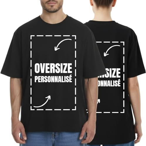 tostadora Tee Shirt Personnalisé Oversized Unisexe - Tshirt Homme Femme - Cadeau Personnalisable