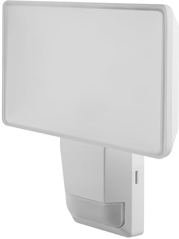 Osram LED-Strahler Flutlicht mit Sensor, 27W, neutralweiß, 3000lm, IP55, schwenkbar, für Außenbereiche, Parkplätze und Eingangsbereiche