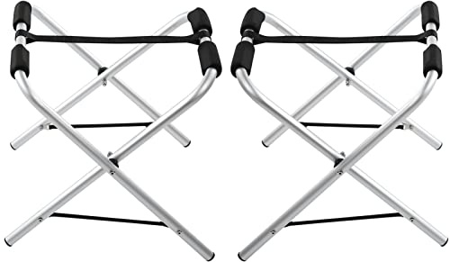HUSHUI Kajakfäste, Hopfällbart Stativ Bärbart Kanotställ i Aluminiumlegering med Robust Design, för Förvaring och Transport Av Surfbrädakajak
