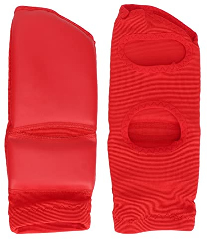 Protector de pies de Boxeo, Equipo de Entrenamiento de Taekwondo, Almohadillas de protección de Tobillo Antideslizantes con Triple Soporte, Forro de Espuma de Alta Elasticidad