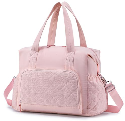 SPAHER Mamma Axelväska Multifunktionell Blöjväska Baby Skötväska Sjukhusväska Wickelväska Shoppingväska Weekendrese Babyväska Resväskor Handbagage för Mamma och Pappa
