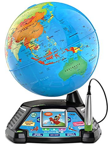 LeapFrog Interactive Childrens Globe | Smart Globe for Kids to Learn Geography While Having Fun | Pre School Educational Toys, Christmas Gifts for Children 5, 6, 7+ Year Olds
