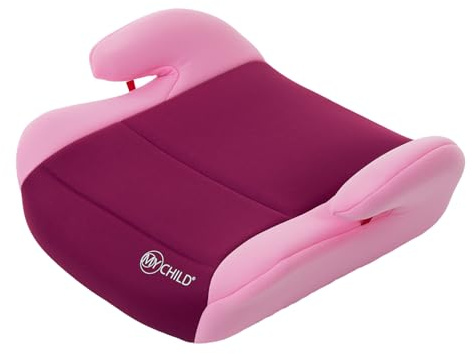 MyChild Brundle Group 2/3 Booster Car Seat Pink., Backless Booster Seat. Lightweight 700g. From 15kg to 36kg Approx. 4 - 12 Years