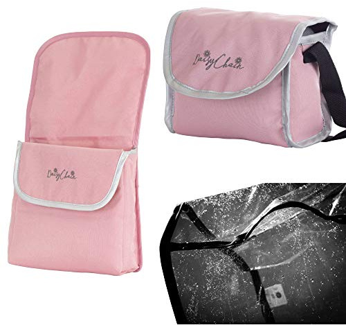 Play Like Mum Daisy Chain Zipp Dolls Pushchair Accessory Pack - For Ages 3-9 Years (Classic Pink)