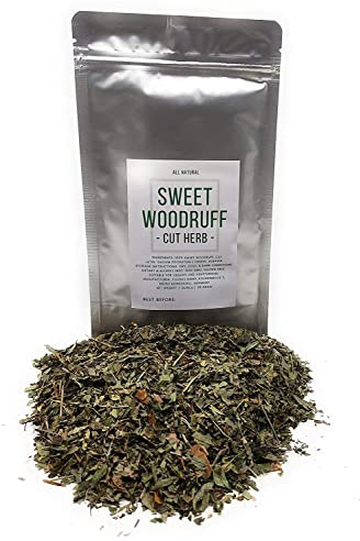 Sweet Woodruff Herb - Dried, Cut, Natural Galium Odoratum - Net Weight: 1oz/28g