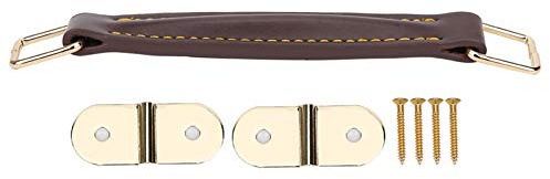 Maniglia per Altoparlante per Chitarra in Pelle PU, Maniglia Interna in Acciaio Rinforzato per Amplificatore per Altoparlante per Chitarra (Marrone), Altoparlante