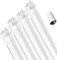 JESLED T8 G13 LED-Röhre 120cm Flimmerfrei – 18W 2970 Lumen (165lm/W) Neutralweiß 4000K, Bürolampe mit Starter – 4er-Set Leuchtstoffröhren-Tube