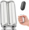 SWTYExt Handheld Fidget Palm Roller Erwachsene Fidget Slider Anti-Stress Fingerspitzenschieber Metall Fidget Roller für Stressaubbau bei Nervösität (Silber)
