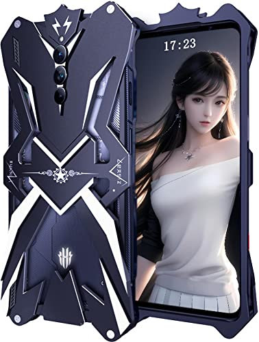 TECSHINE Gaming Metal Phone Case for REDMAGIC 8S Pro+ 5G. Cover for Nubia Red Magic 8S Pro Plus