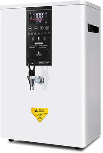 HYYKEJI Scaldabagno Automatico Commerciale, Scaldabagno Automatico a Parete da 80 L/H, con Display LCD, Controllo Intelligente, Intervallo di Temperatura 40-100 ℃, per Ristoranti, Caffetterie, Bar