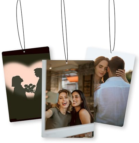 proautocss Duftbaum Auto Personalisiert,Auto Duft mit Text und Foto,Auto innenraum deko autoduft, MaßGeschneiderte Duftende Lufterfrischer für Auto, Zuhause, Geschenk, Familie