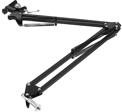HOODANCOS Soporte De Cámara Metálico para Webcam Brazo Flexible Soporte Abrazadera para Video Streaming Escritorio