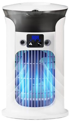 Mobile Klimaanlage Mini Klimagerät, Luftkühler, Kleine Klimaanlage, Air Conditioner Portable, Mobile Klimagerät ohne Abluftschlauch Leise (Weiß)