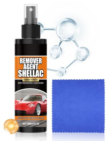 Spray limpiador para exteriores de automóviles: solución de lavado multiusos con potenciador de brillo, agente eliminador de alquitrán, compuesto limpiador con alto contenido de espuma, revitalizador