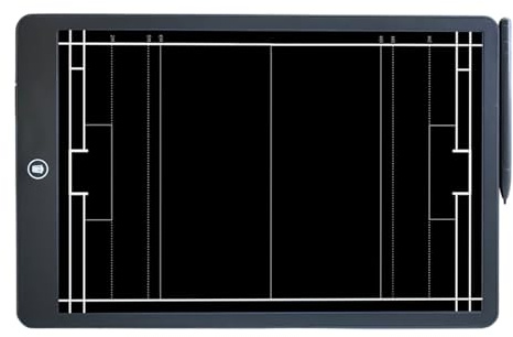 LCD Board Writing Tablet Handball Tactics Pad Coaches Clipboard Strategy Planning Tool Pre-Match Training Drills Team Session Practice Accessory Sports Coaching Durable Lightweight Design Supporting