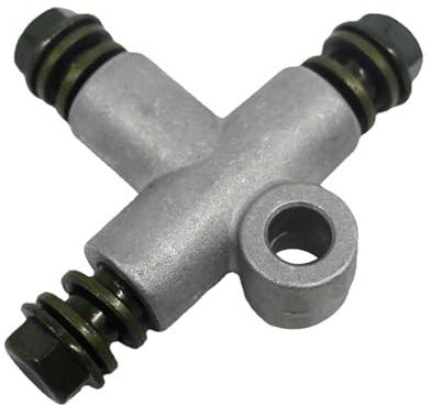 Ysyqkn Conector en T para Línea de Freno, Racores en T con 3 Tuercas Macho, Conector en T para Freno de Coche, para Motocross Y Tractores.