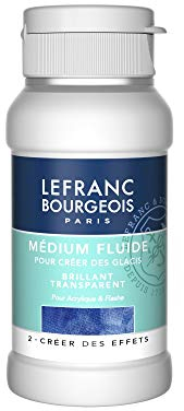 Lefranc Bourgeois 300661 LB Glänzendes Flüssiges Medium 120ml Malmittel, Transparent, 120 ml (1er Pack)