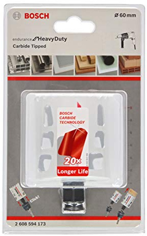 Bosch Professional Carbide Lochsäge Endurance Heavy Duty (Ã˜ 60 Mm, Zubehör Bohrmaschine)