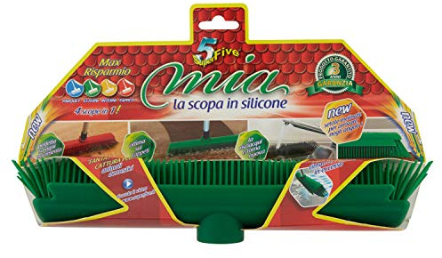 Superfive Scopa Mia in Silicone, 6.5 x 34 x 19.4cm, Colori Assortiti