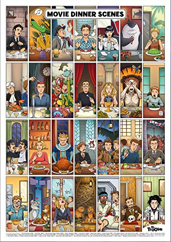 Mr. Troove Movie Dinner Scenes - Poster 42 x 59,4 cm | Kult-Filmszenen am Tisch!