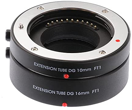 Hersmay Autofokus Makro MFT Zwischenringe Extension Tube Set 10mm/16mm Micro Four Thirds M4/3 für Panasonic GH3 GH4 GH5 GH5s GF6 GX85 GX7 G1 GF1 GX1 für Olympus E-PL5/6/7/8/9 E-M5 E-M10 E-PL5
