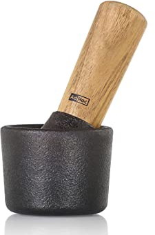 AdHoc MO11 Mörser Camo.7, Gusseisen|Akazienholz