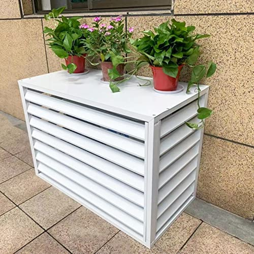Copertura per Condizionatori in Alluminio Fioriera Esterna Griglia Condizionatori Recinzione Per Apparecchiature Esterne Schermo Decorativo del Condizionatore Privacy Recinzioni Persiane Design