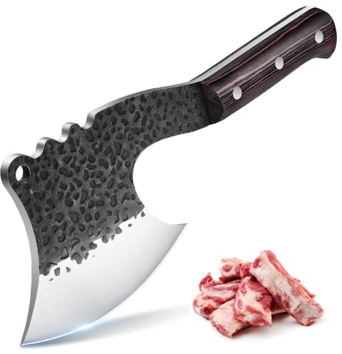 Golden Bird Mannaia giapponese per il taglio di ossa e carne Coltello da cuoco full tang affilato Coltello professionale per esterni Coltello da cucina