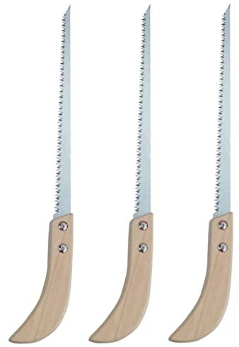 Gardening Hand Saw - Outdoor Portable Hand Saw - Fast Cutting Staggered, Hiking Equipment for Outdoor Wood Cutting, Trimming Garden Trees - Wooden Handle