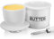 8oz(250ml) Capacity French Butter Crock, Butter Dish with Knife for Soft Butter and No More Hard Butter Anymore for Gift