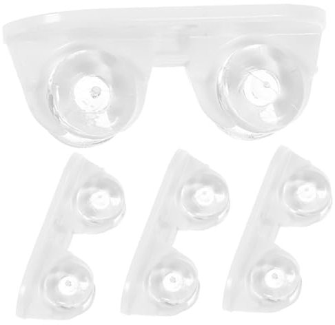 MUCKLILY 4pcs Self Adhesive Wheels for Furniture Storage Box Low Profile Castor Wheels Swivel Casters Sturdy