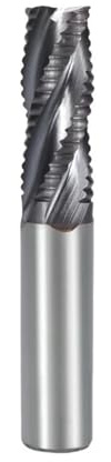 Fraise d'ébauche en carbure, outil de fraisage à 4 cannelures for métaux, fraise CNC 12 mm 16 mm for aciers(16xD16x45x100L)