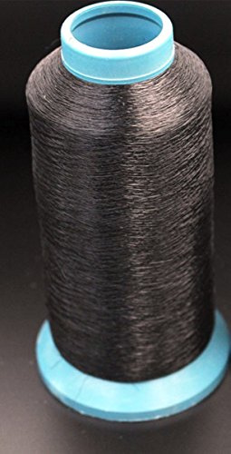 Black Nylon Invisible Sewing Thread, Size 0.12mm - 4,000 Yards Cone Clear Sewing Threads for Overlock, Sewing, Quilting, Wedding Dress, Sequin