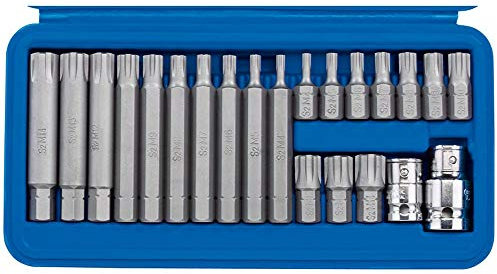 Draper 16347 - Juego de 22 brocas y llaves cuadradas