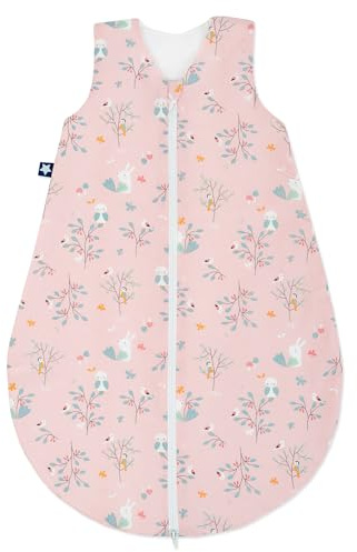 Julius Zöllner Baby sommarsovsäck av 100% bomull, storlek 90, 12–24 månader, standard 100 av OEKO-TEX, tillverkad i Tyskland, Rosalie