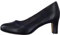 Jana Damen Pumps Elegant Kleiner Absatz Weite H Mehrweite, Schwarz (Black), 37 EU