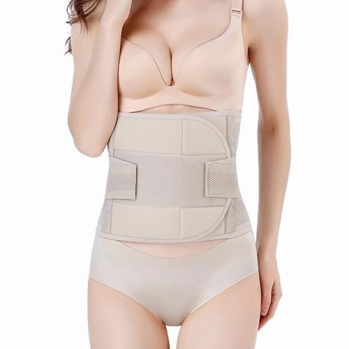 DOEOMK Bauchgurt Nach Geburt Postpartum Gürtel für Damen Bauchgurt Schwangerschaft Bauchband Nach op Bauchband Schwangerschaft Bauchgürtel Kaiserschnitt Rückbildungsgürtel Schwangerschaftsgürtel (L)