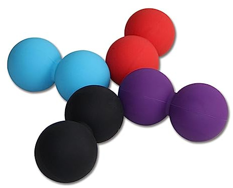 ERINGOGO Pelota de Masaje de Silicona en Forma de Cacahuete para Pilates y Levantamiento de Pesas, Alivio de Dolores Musculares y Autoterapia Óptima