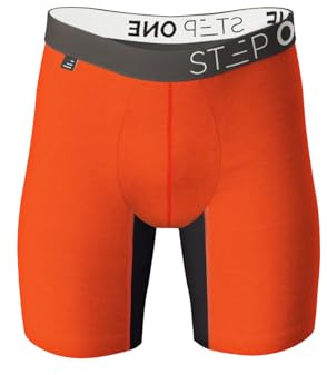 STEP ONE Boys Underwear Boxer Briefs, 1 Pair, Kids Boxers, Moisture Wicking, 3D Pouch +Anti Chafe Bamboo Boys Underpants