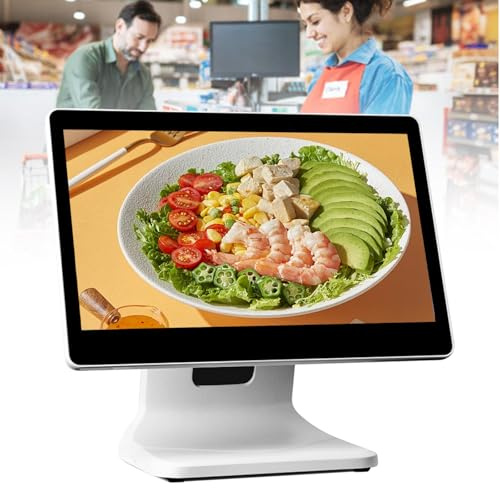 POS System, POS Cash Register with 15 Inch Touch Screen, CPU N2930, 4GB RAM, 64GB SSD, Windows 10 for Retail, Restaurant, Retail, Cafe, Club,pos,pos system