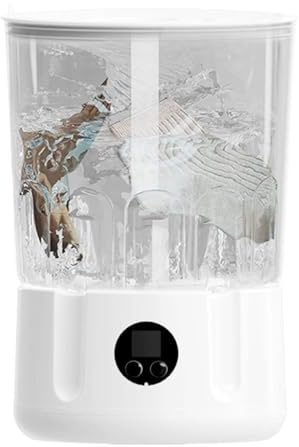 pequeña, portátil de 2 L, compacta, limpiador de ropa recargable, suministros de limpieza para camping, playa, apartamento al aire libre, hogar, hotel, dormitorio