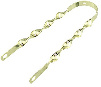 Flat Twisted Lowrider Beach Cruiser Fender Braces GOLD, Various Sizes (20)
