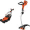 BLACK+DECKER BEMW481ES-QS Tagliaerba Elettrico Ampiezza Taglio 42 Cm, Capacità Di Raccolta 50 Litri, Nero Arancione & ‎GL9035-QS Tagliabordi Elettrico Ampiezza Taglio 35 Cm